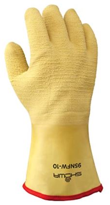 GLOVE NATURAL RUBBER LARGE INSULATED (PR) - Rubber